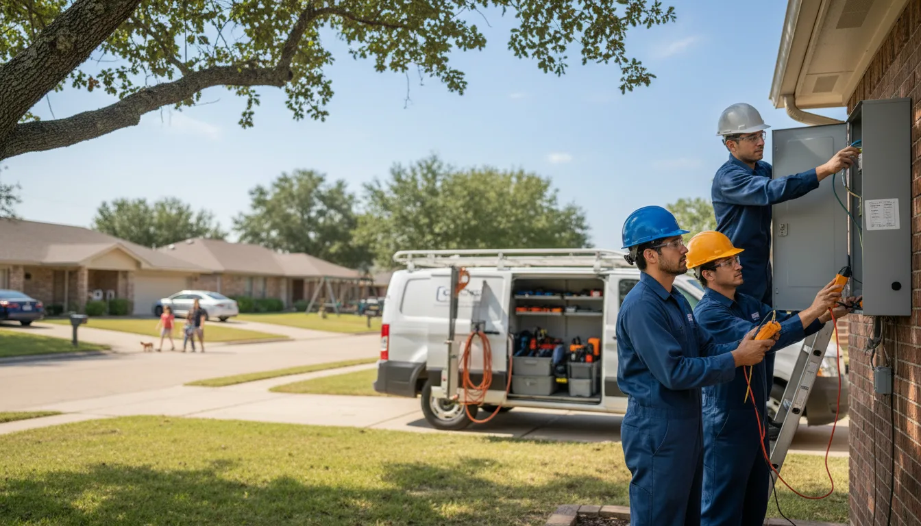 Certified electrician providing emergency electrical services in Bascom, OH